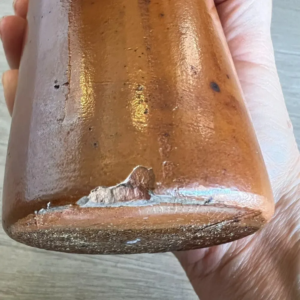 Vintage Erven Lucas Bols Amsterdam 1 Liter Stoneware Bottle Crock Heavyweight